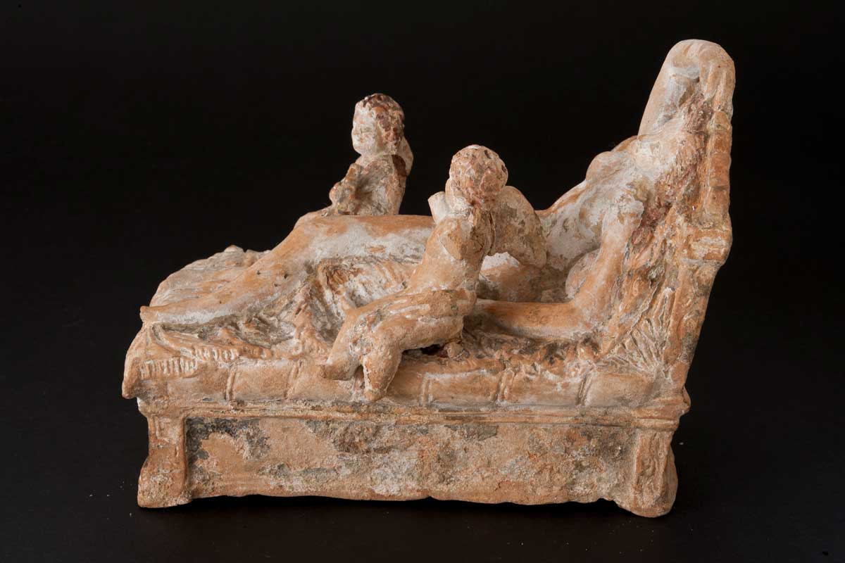 Female Figure with Putti