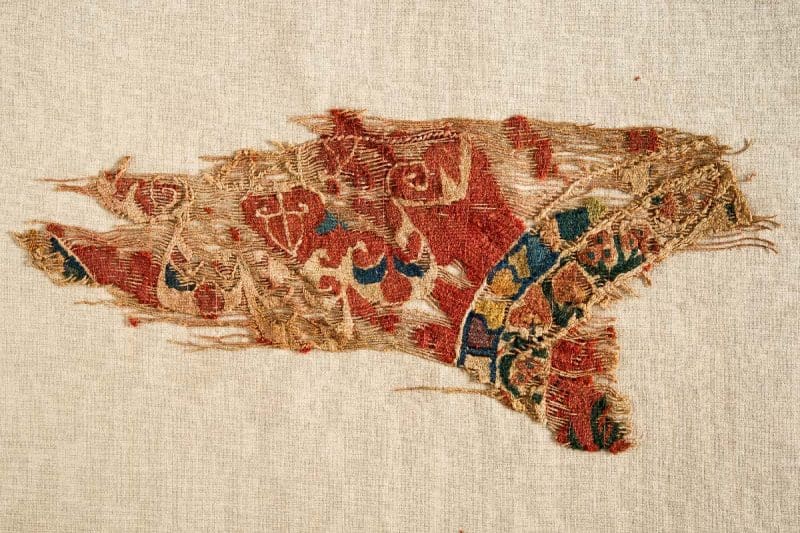 Fragment of a Tapestry Hanging - JHU Archaeological Museum